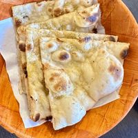 Garlic Naan  at Hullabaloo - Greenwich in South East London