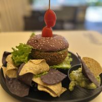 Burger  at Le Club in Tenerife