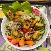 Chicken Salad - It was OK at It's Vegan in Sao Paulo