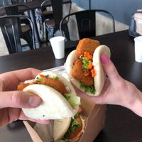 Orange chicken bao at V Revolution in Englewood