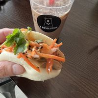 Mushroom bao   at V Revolution in Englewood