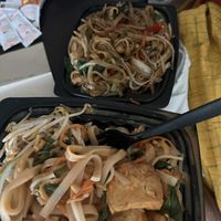 Pad Thai & drunken noodles    at V Revolution in Englewood