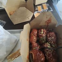 Korean style chicken wings  at V Revolution in Englewood