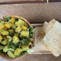 Golden beet poke  at Yūgen Cuisine in South Lake Tahoe