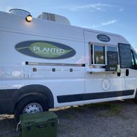 Parked next to another food truck and a sno cone truck, good place for the whole family! at Bougie Vegan in Belton