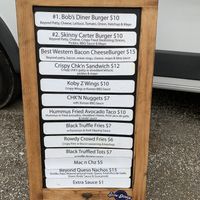 Today’s menu at Bougie Vegan in Belton