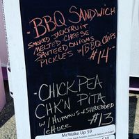 Daily menu  at Bougie Vegan in Belton