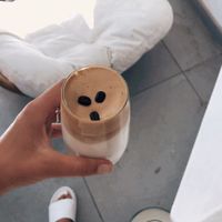 Iced coffee at Heal Cafe in Eastern Cape