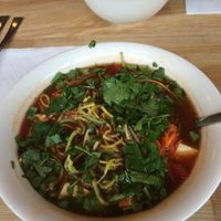 Delicious vegan noodles at Núðluskálin in Reykjavik