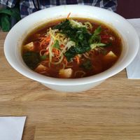 Another vegan bowl of delicious noodles at Núðluskálin in Reykjavik