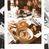 dips and bread  at Ousia Soulful Kitchen in Limassol