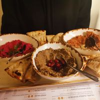 Middle Eastern Dips at Ousia Soulful Kitchen in Limassol