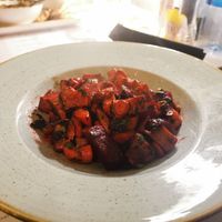 Warm Mushroom & Beetroot Salad at Ousia Soulful Kitchen in Limassol