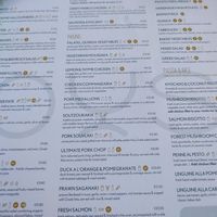 Menu at Ousia Soulful Kitchen in Limassol