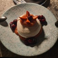 Berry pavlova at Ousia Soulful Kitchen in Limassol