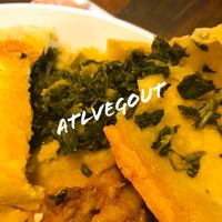 Spinach pie at Flavors of Africa in Lilburn