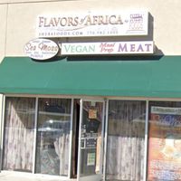  outside at Flavors of Africa in Lilburn