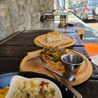 Outside seating at Cactú in Arecibo