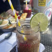 Basil and watermelon cocktail   at Cactú in Arecibo