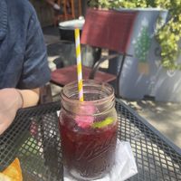 Beet lemonade   at Cactú in Arecibo