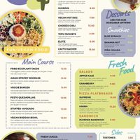 Menú  at Cactú in Arecibo