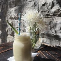 Piña colada #Veganuary at Cactú in Arecibo