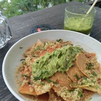Chilaquiles at The Pink Coconut in Cancun