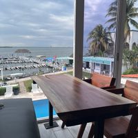 Beautiful view. Was fun to watch the scuba groups   at The Pink Coconut in Cancun
