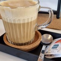 Vegan galão at Xato in Moledo