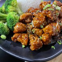 Sesame chicken!   at Daikon Vegan Sushi in Las Vegas