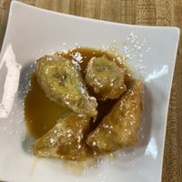 Banana treats!  #Veganuary at Daikon Vegan Sushi in Las Vegas