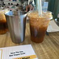 Thai Tea with Boba  at Daikon Vegan Sushi in Las Vegas