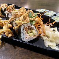 Spider roll and cucumber roll   at Daikon Vegan Sushi in Las Vegas