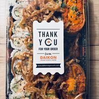 Sushi to-go  at Daikon Vegan Sushi in Las Vegas