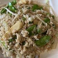 Vegetable fried rice (no egg) at Cheng-Du in Mansfield