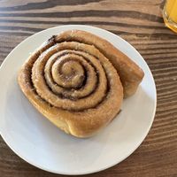 Cinnamon bun  at Scarlett in Madrid