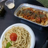 Pasta  at Falfool Vegan House in Istanbul