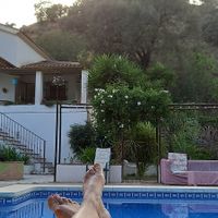 We loved a relaxing day at the pool! at Finca Pereila in Coin