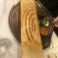 86 spinach dosa   at Honest in Floral Park