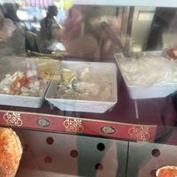 From left: veggie, scallion, plain vegan cream cheeses  at Cella Bagel in Selden