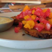 potato pancake at Vitary in Odessa