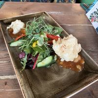 Tempura cauliflower   at The Dirty Bottles in Alnwick