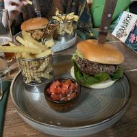 Spicy bean burger   at The Dirty Bottles in Alnwick