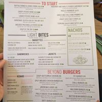 Menu as of Jun-24 at The Dirty Bottles in Alnwick