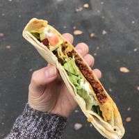 Vegan Crunchwrap supreme, only offered as a special   at Pure Foods in Bristol