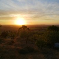 Sunset. at Case Caro Carrubo in Chiaramonte Gulfi