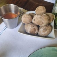 Canarian potatoes at Restaurante Los Pinos in Tenerife