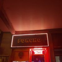 Outside at Poncho Tacos in Athens