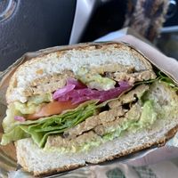 TTLA on sourdough with pickles and pickled onion  at Whole Foods Market in Reno