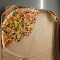 this pizza called Sausage party and it's super tasty🌻 at Chill Out Vegan in Odessa